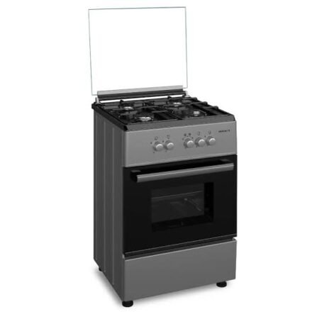 Maxi 60x60 4 Burner Gas Cooker Black Glass Top MAXIST60MG4G088