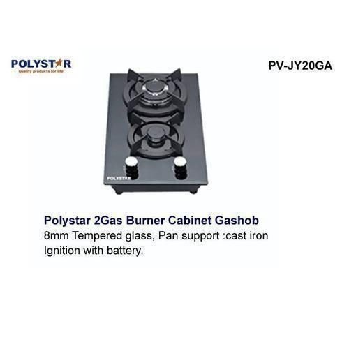 Polystar 2 Gas Burner Cabinet Inbuilt Gas Hob PVJY20GA | Mitos Shoppers Polystar 2 Gas Burner Cabinet Inbuilt Gas Hob PV JY20GA