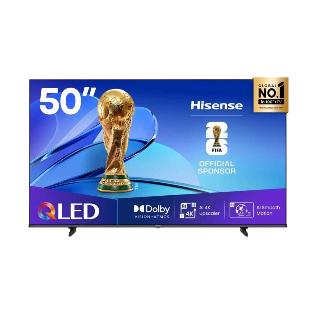 Hisense 50 Inch QLED 4K Smart TV 50Q6Q