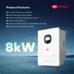 itel 8kW 48V 3 Phase Hybrid Solar Inverter IHY 8KL3