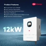 itel 12kW 48V 3 Phase Hybrid Solar Inverter IHY 12KL3