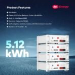 itel 512V 100Ah Rack Mount LiFePO4 Lithium Battery IPL 51100A