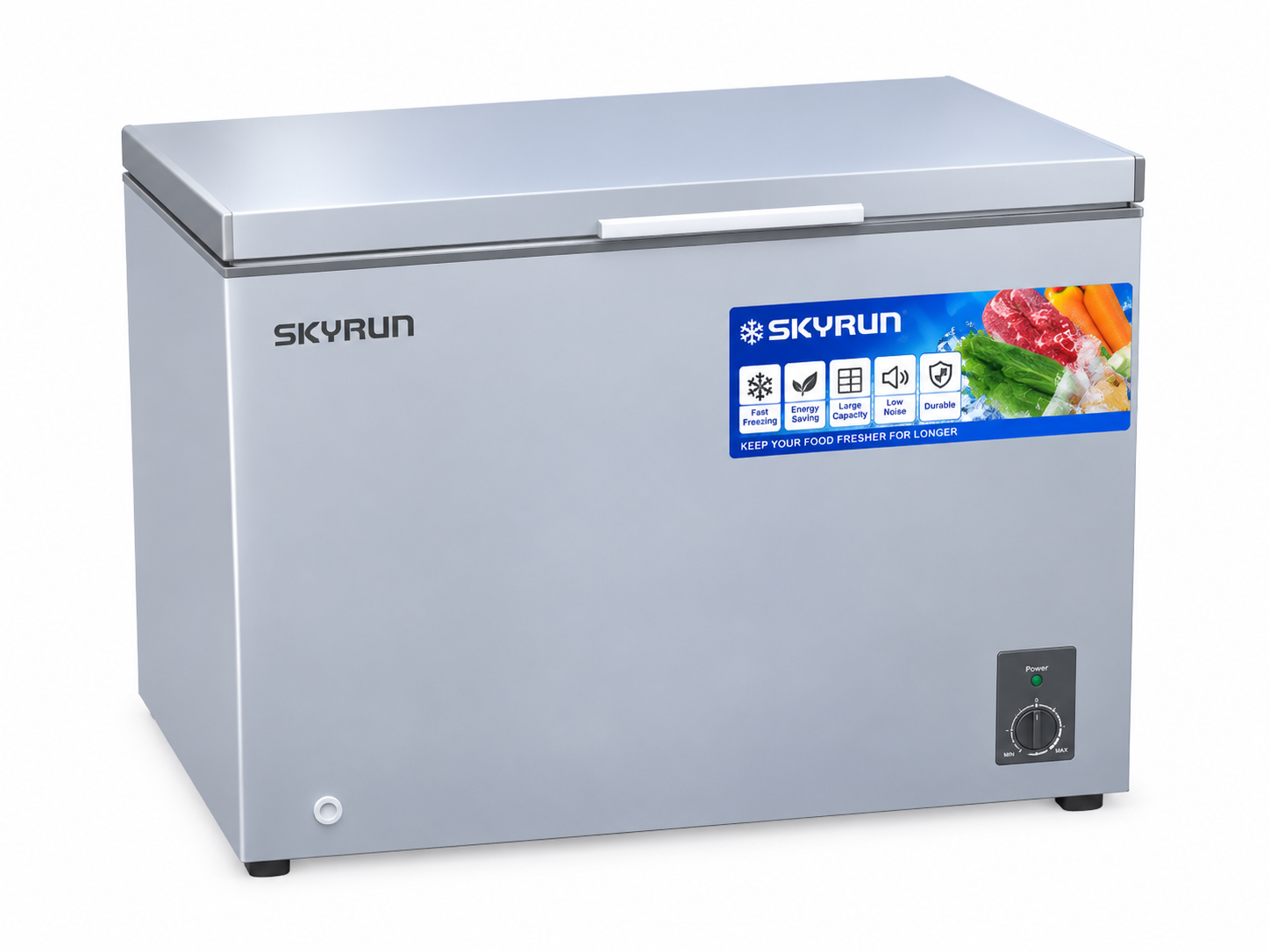 Skyrun 200L Chest Freezer BD200A | Mitos Shoppers Skyrun 200L Chest Freezer BD 200A