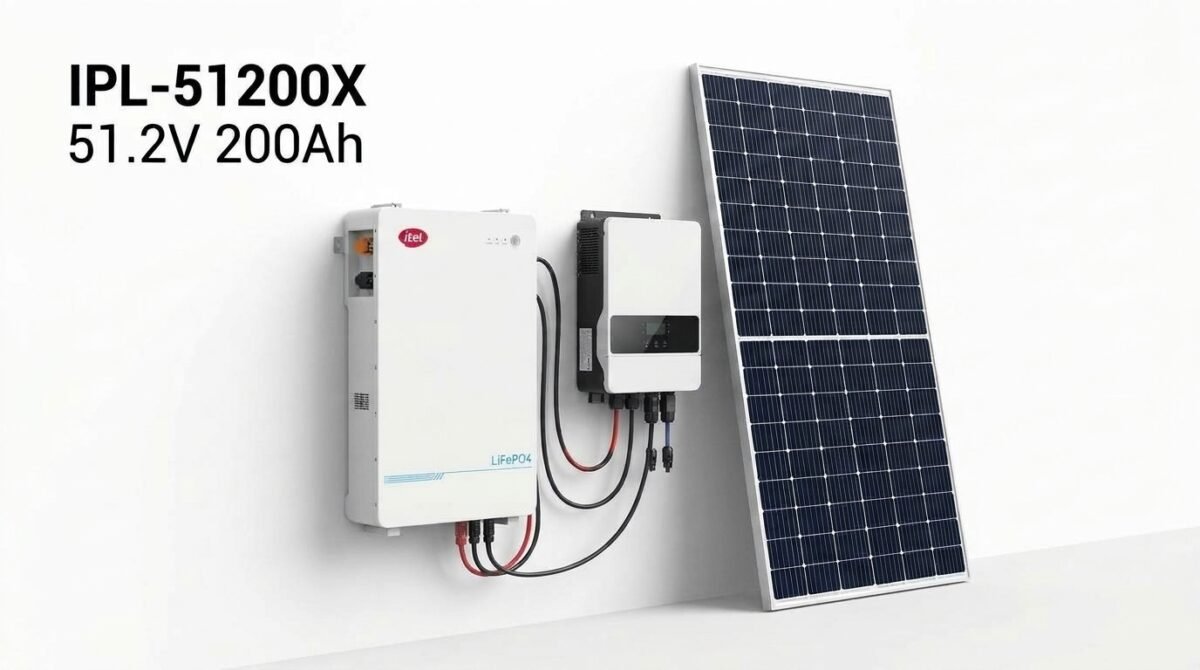 itel 512V 200Ah Wall Mounted LiFePO4 Lithium Battery IPL 51200X