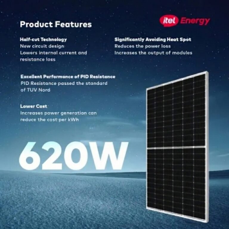 itel 620W Monocrystalline Solar Panel ISP 620W