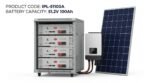 itel 512V 100Ah Rack Mount LiFePO4 Lithium Battery IPL 51100A