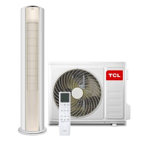 TCL 5HP Inverter Standing AC TAC-50CHFA FHI with outdoor unit and remote