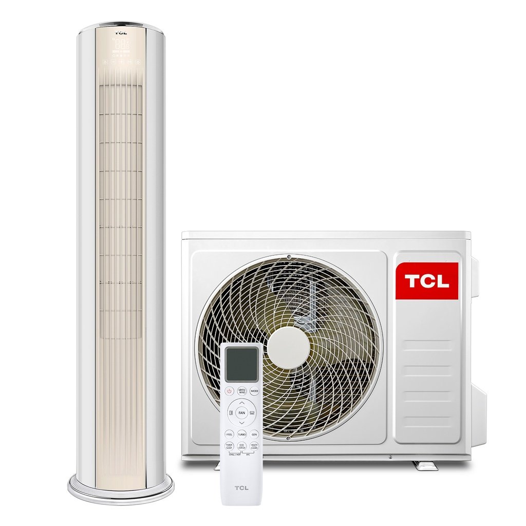 TCL 5HP Inverter Standing AC TAC 50CHFA FHI with outdoor unit and remote