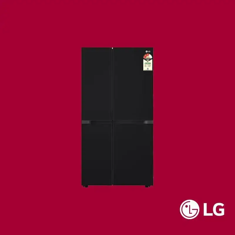 LG 655L Black Mirror Refrigerator REF257KGHWB | Mitos Shoppers LG 655L Black Mirror Refrigerator REF257KGHWB